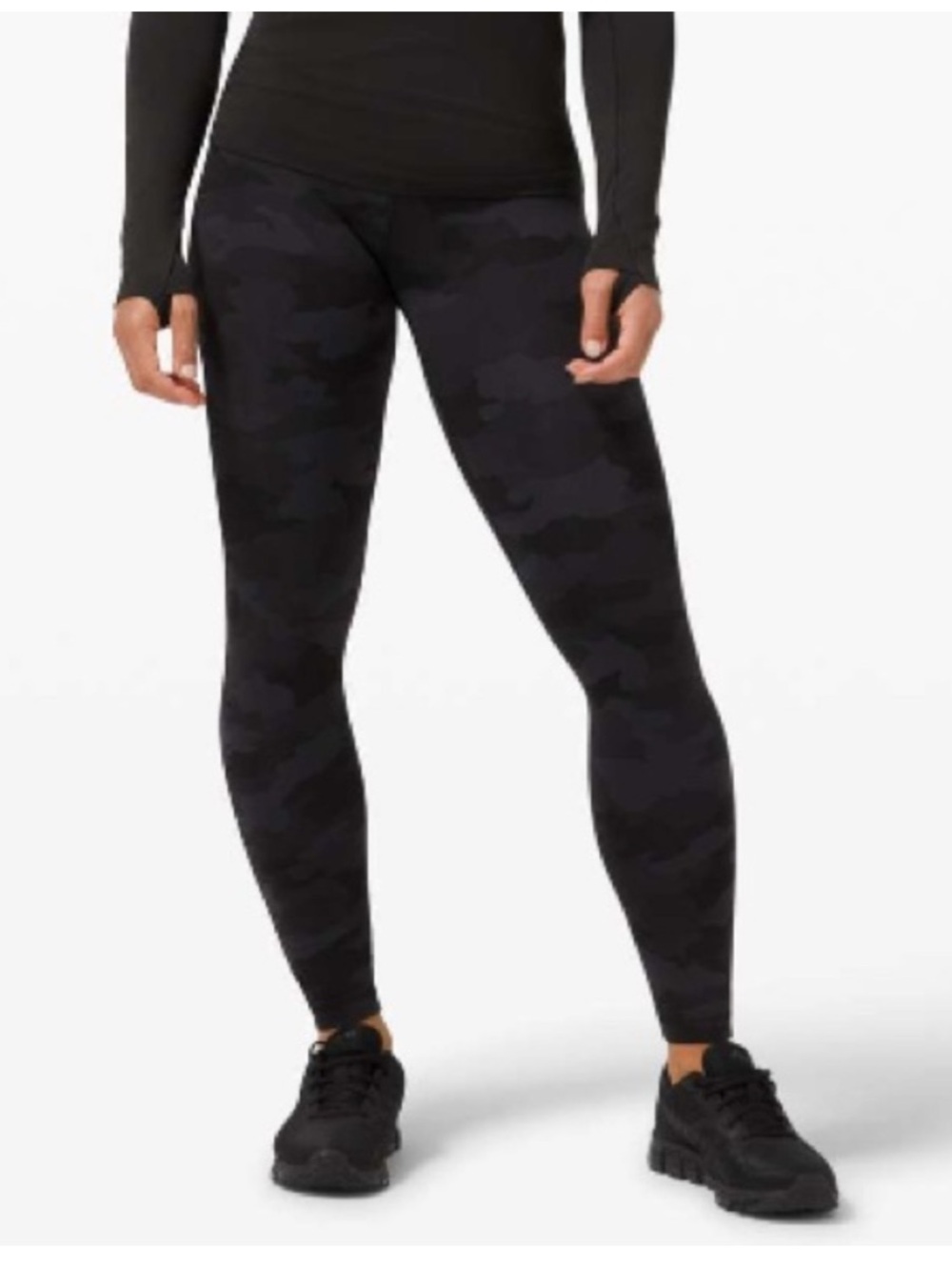 lululemon athletica Wunder Train High-Rise Tight 28" - Black Size 12 Camo